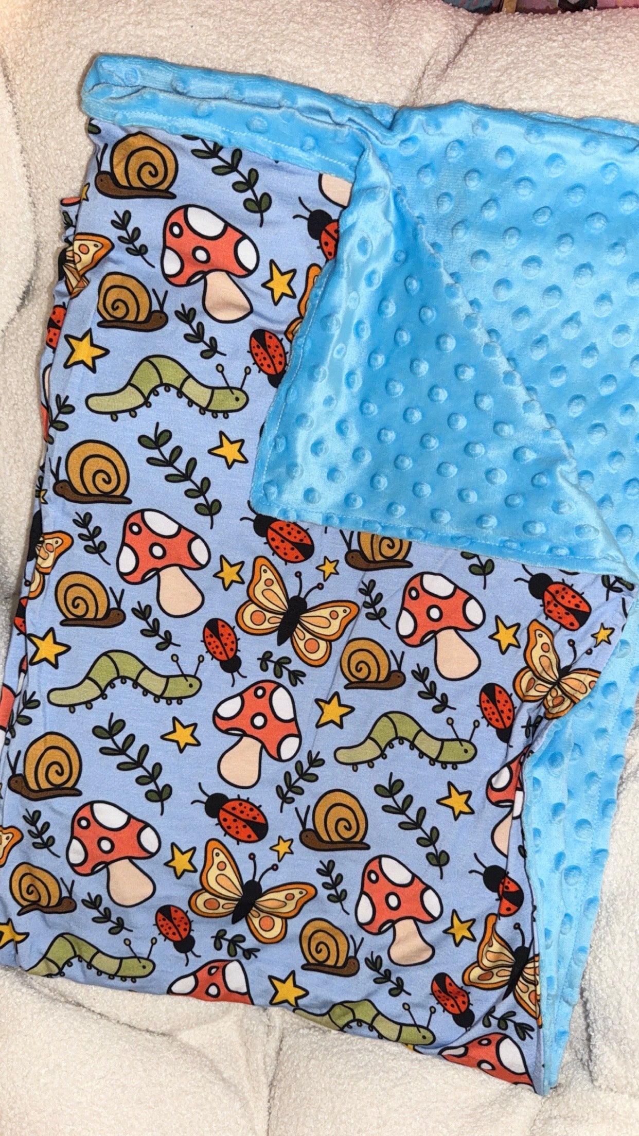 Nature Bamboo x Minky Blanket