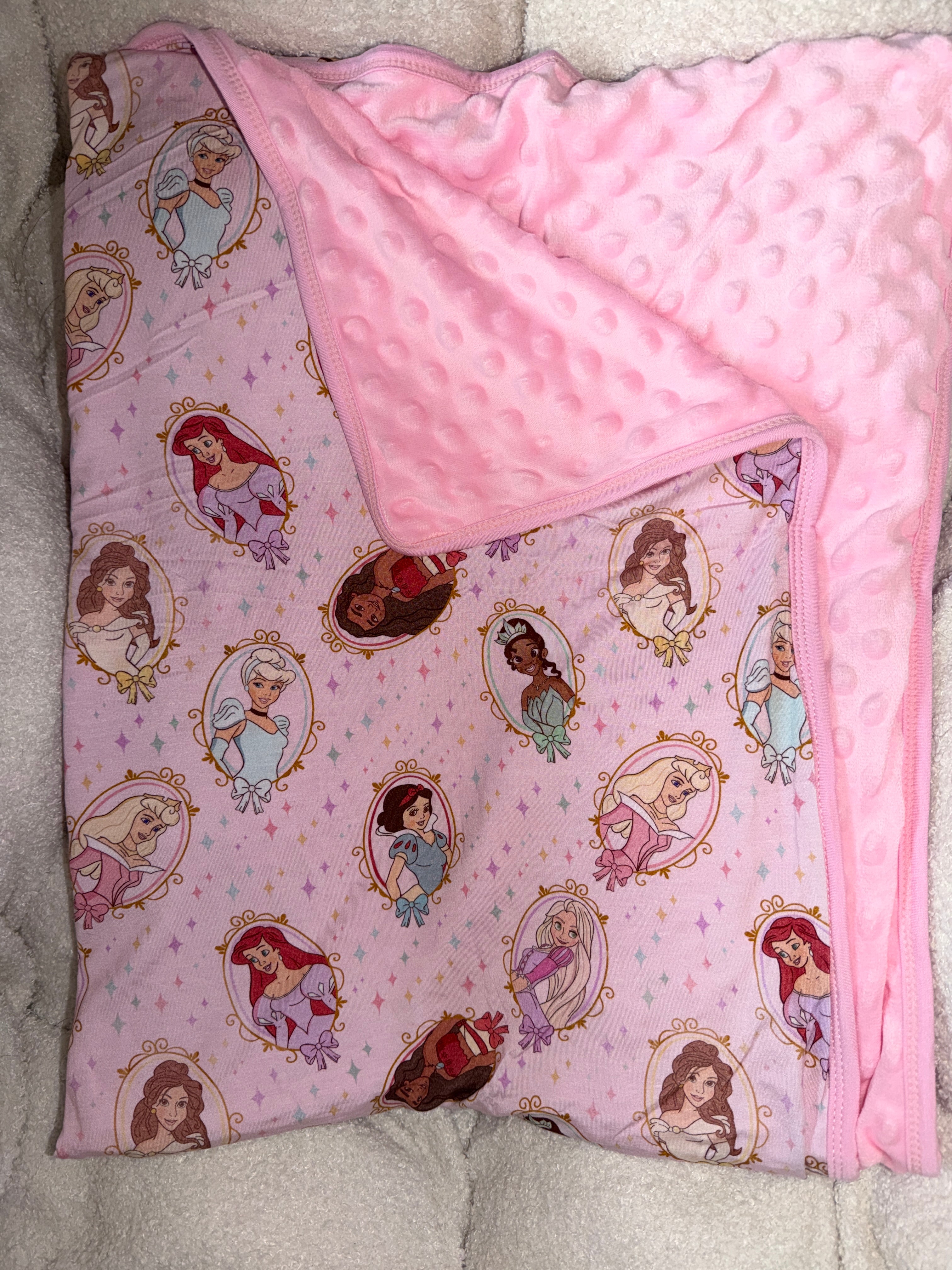 Princess Bamboo x Minky Blanket