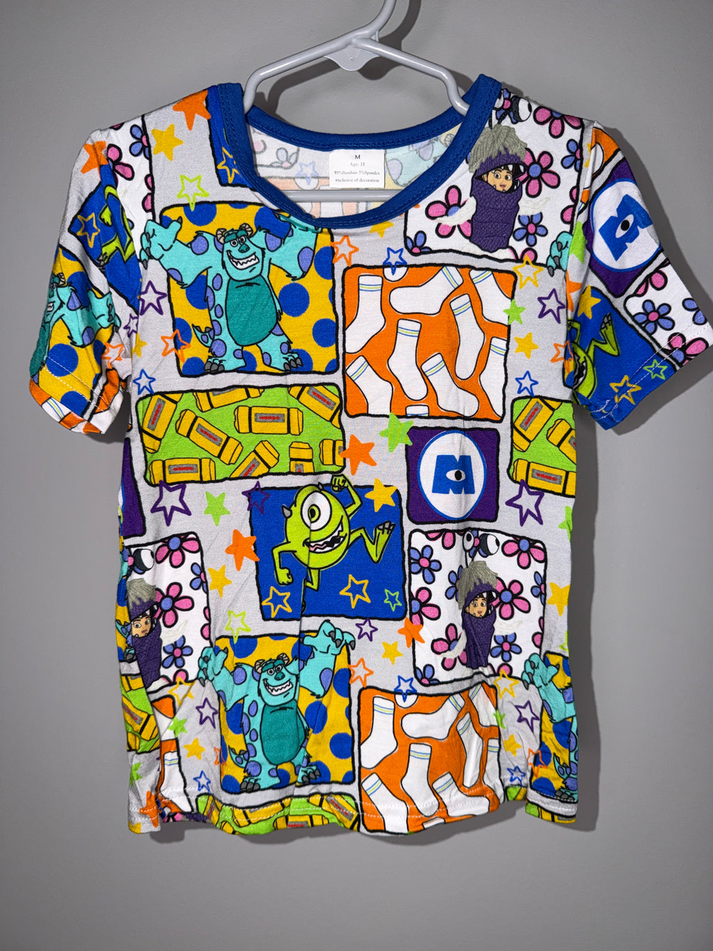 Monsters Bamboo 2pc Short Set