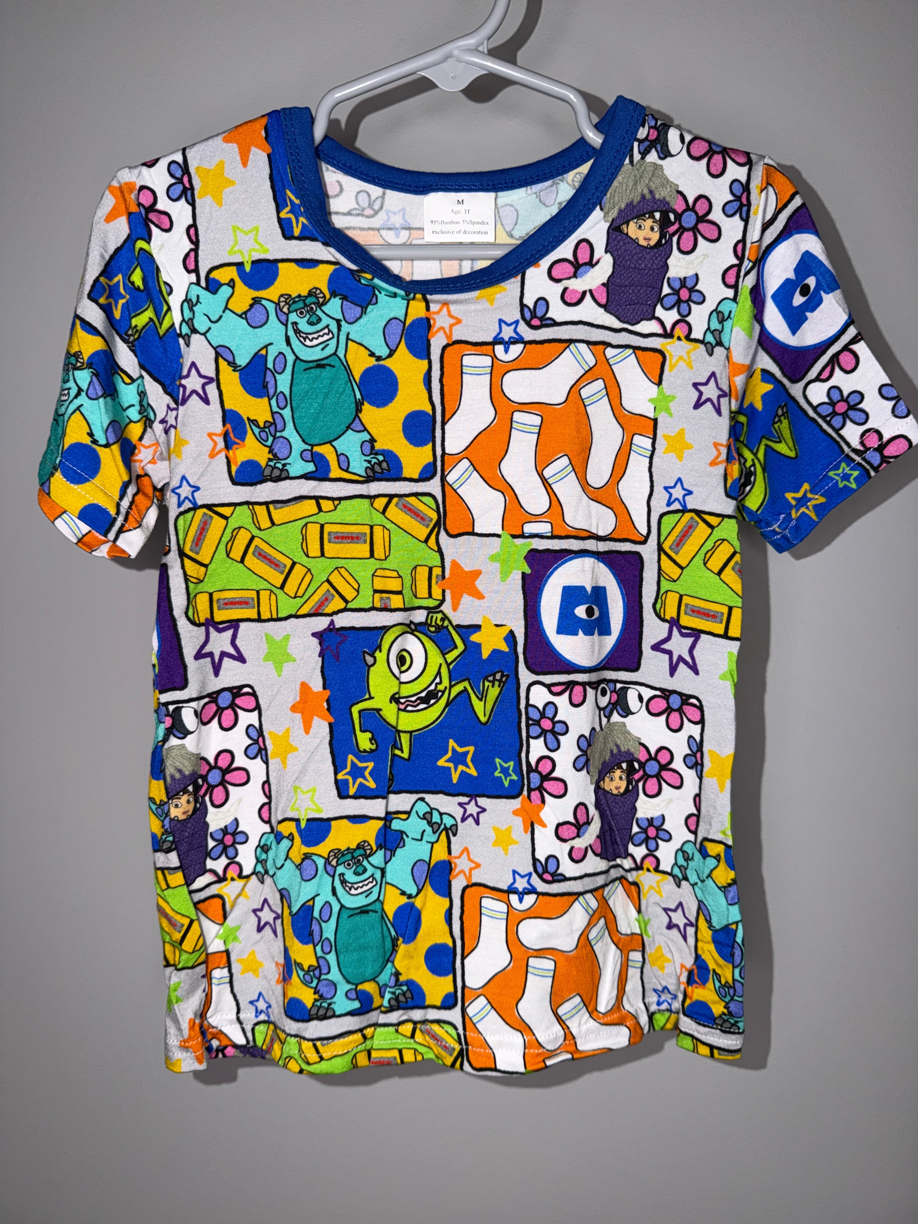Monsters Bamboo 2pc Short Set