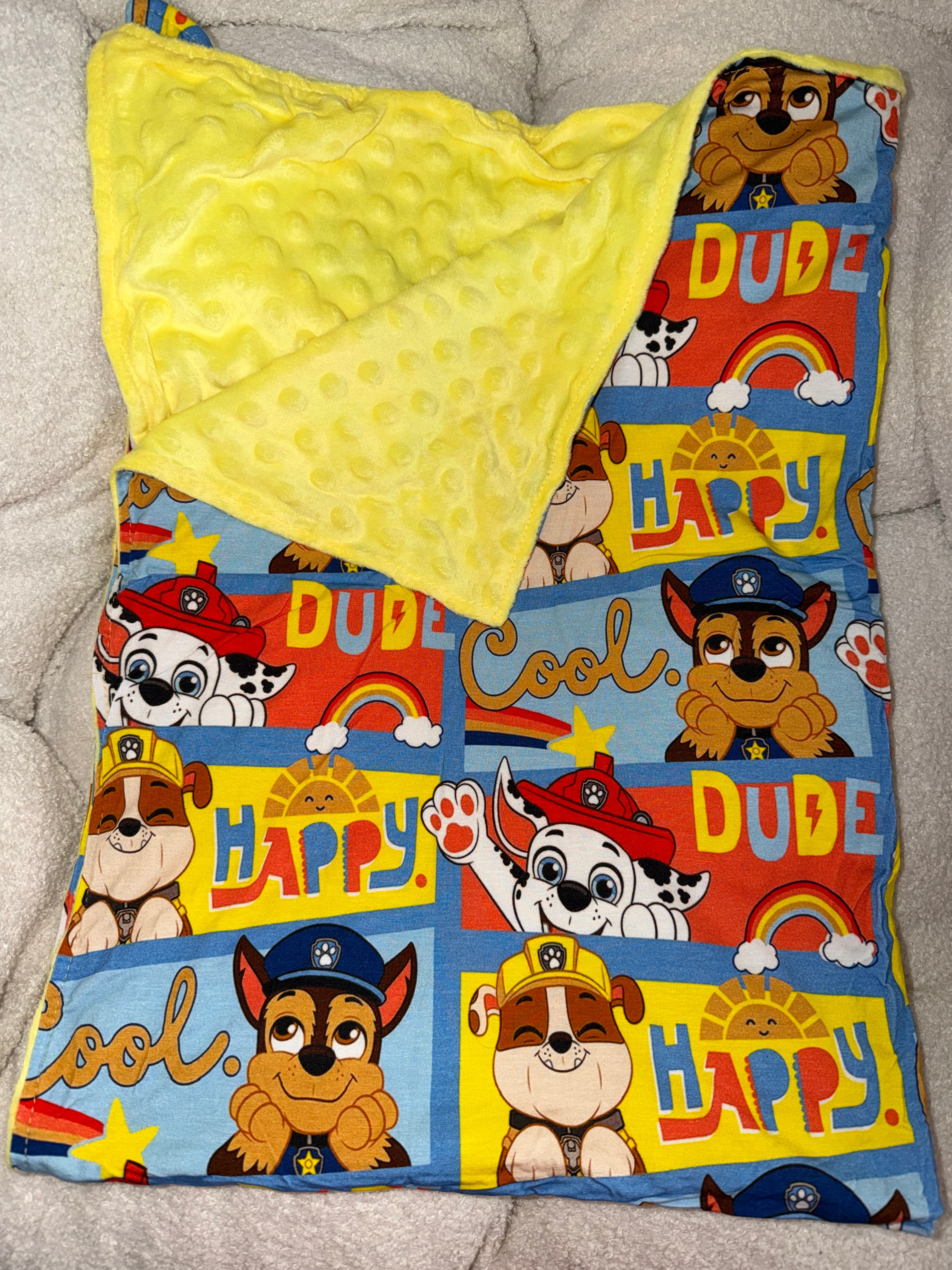 Patrol Pups Bamboo x Minky Blanket