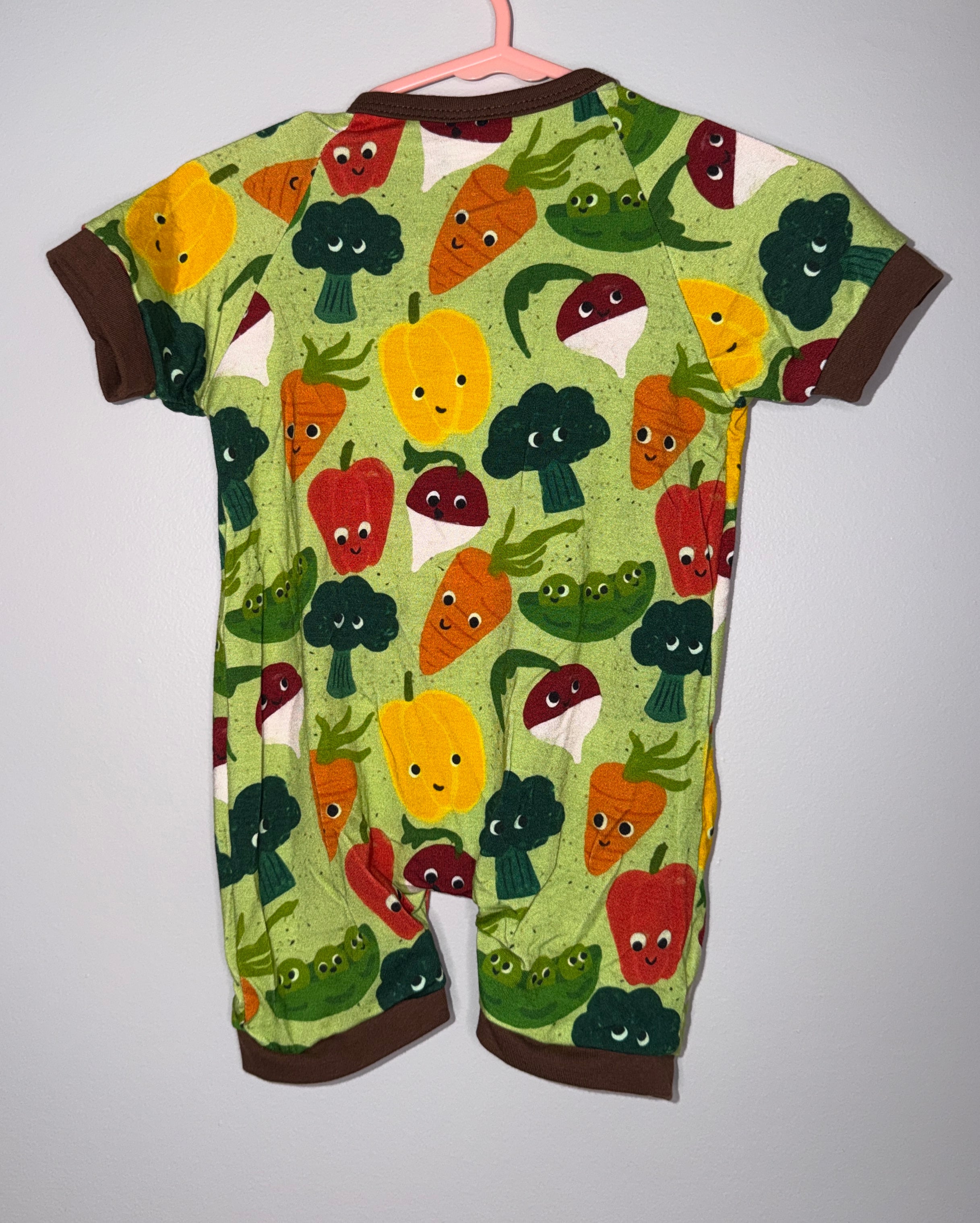 Smiley Veggies Bamboo Shortie