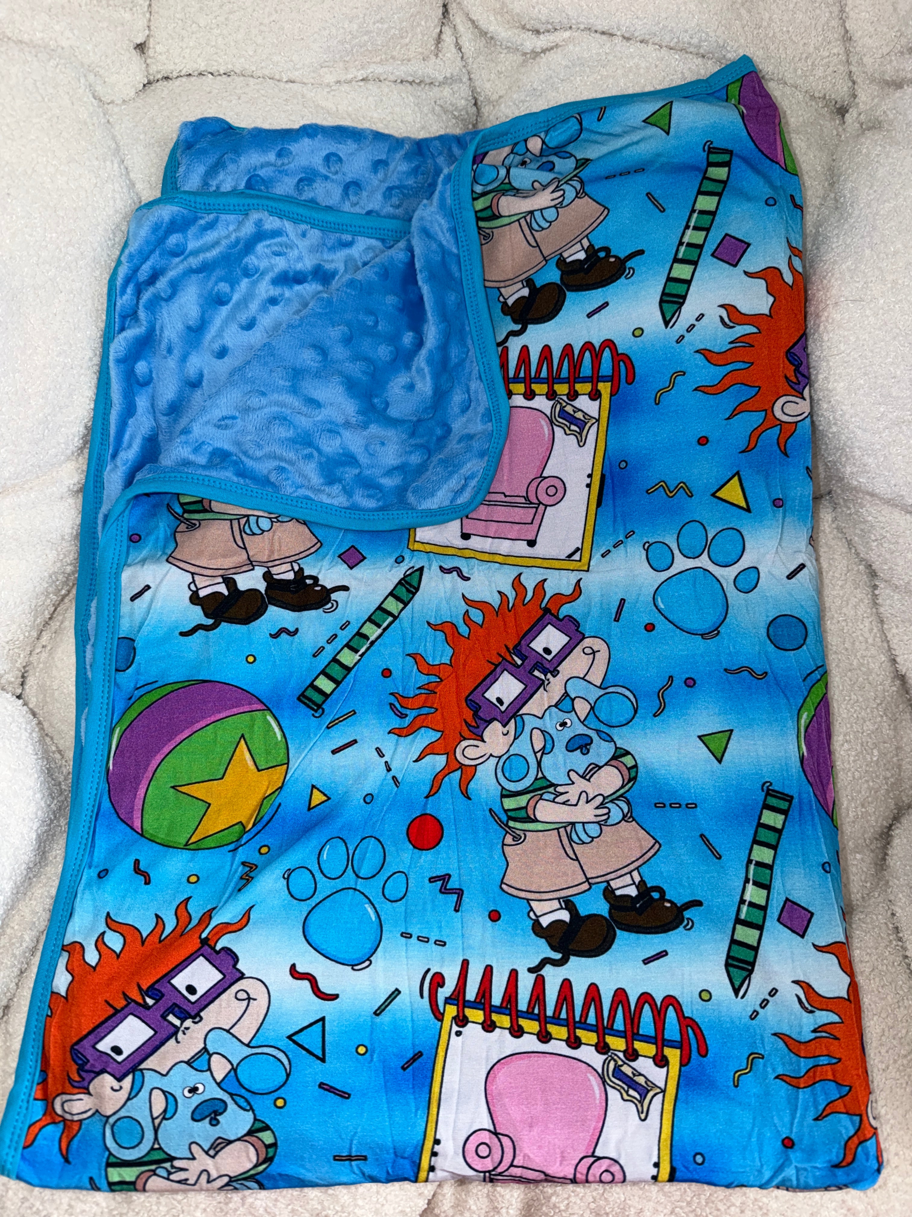 Rugrats Bamboo x Minky Blanket