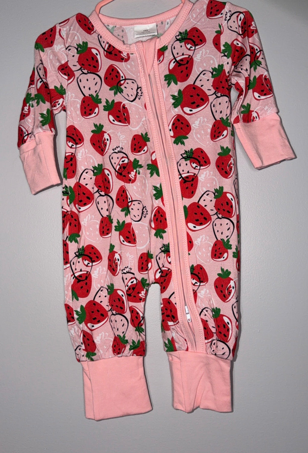 Strawberries Bamboo Zippy
