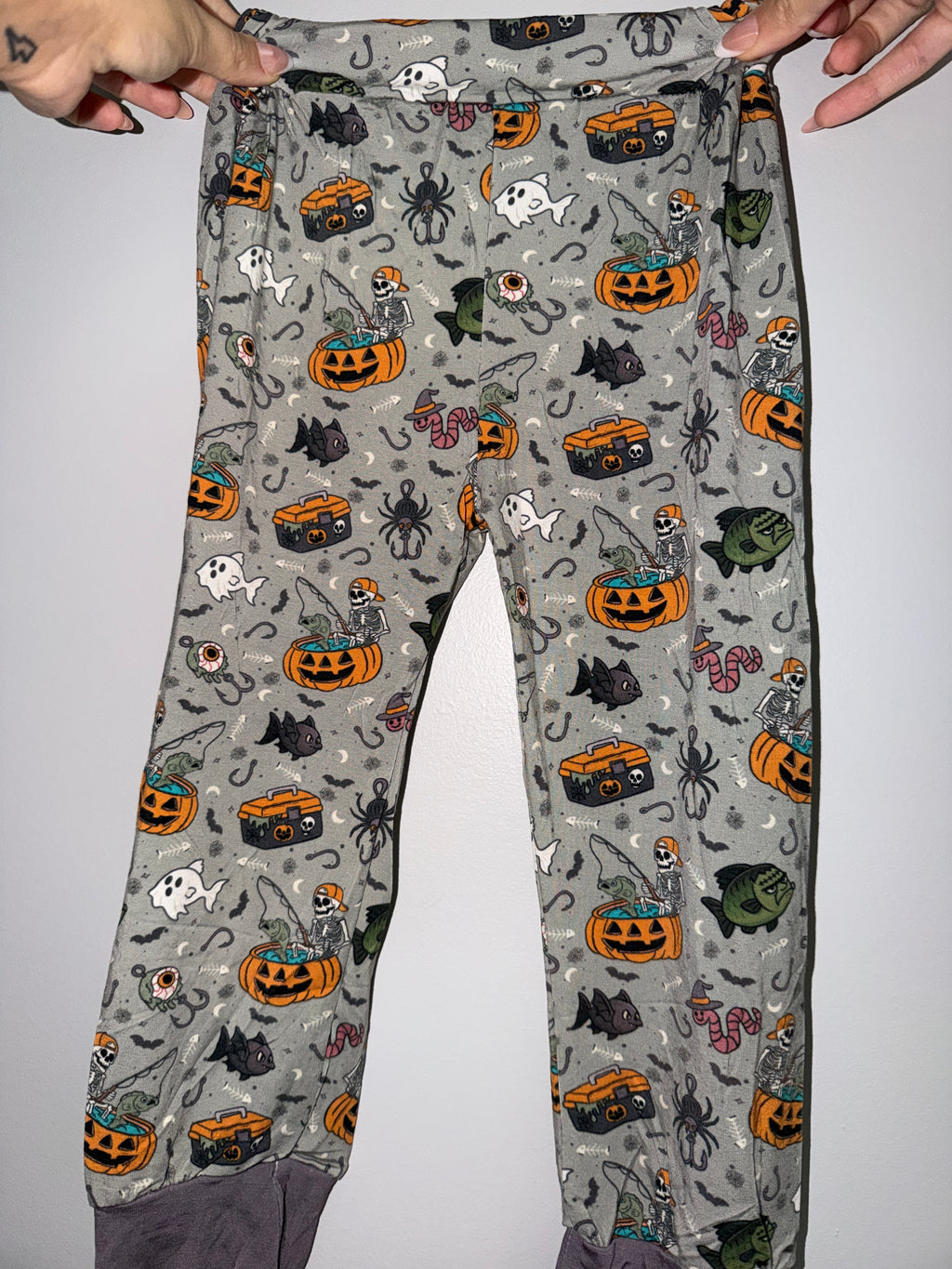Halloween Fishing Bamboo PJ Set