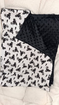 Dirt bike Bamboo x Minky Blanket
