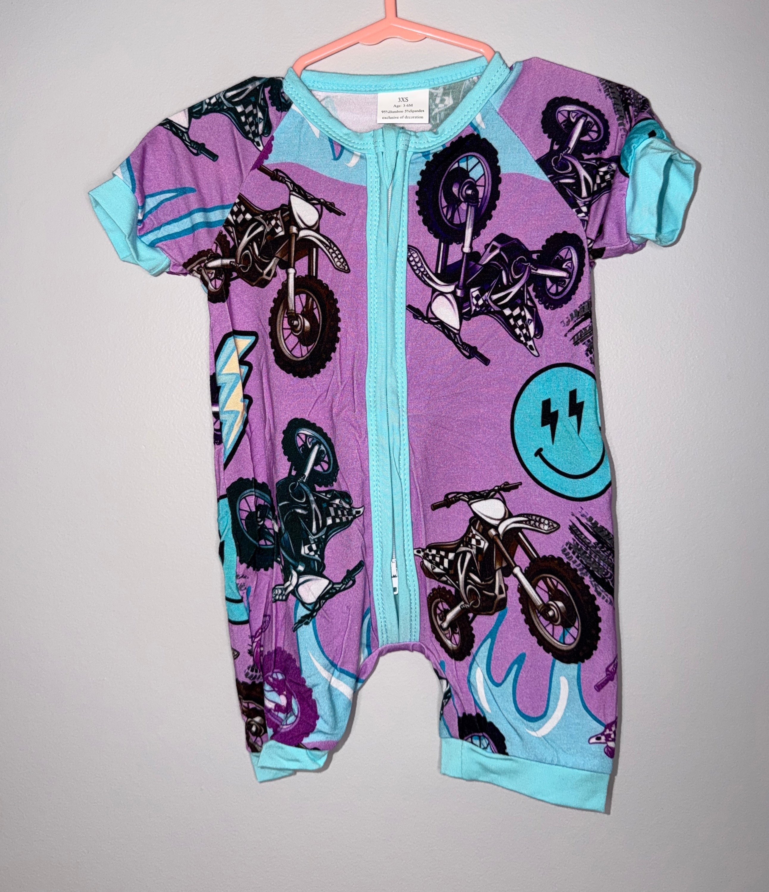 Girly Dirt bike Bamboo Shortie