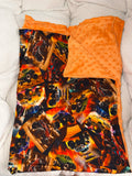 Monster Trucks Bamboo x Minky Blanket