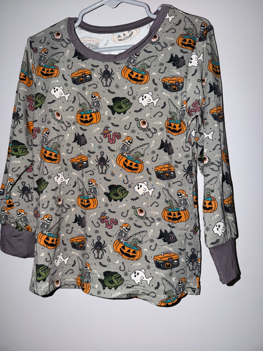 Halloween Fishing Bamboo PJ Set