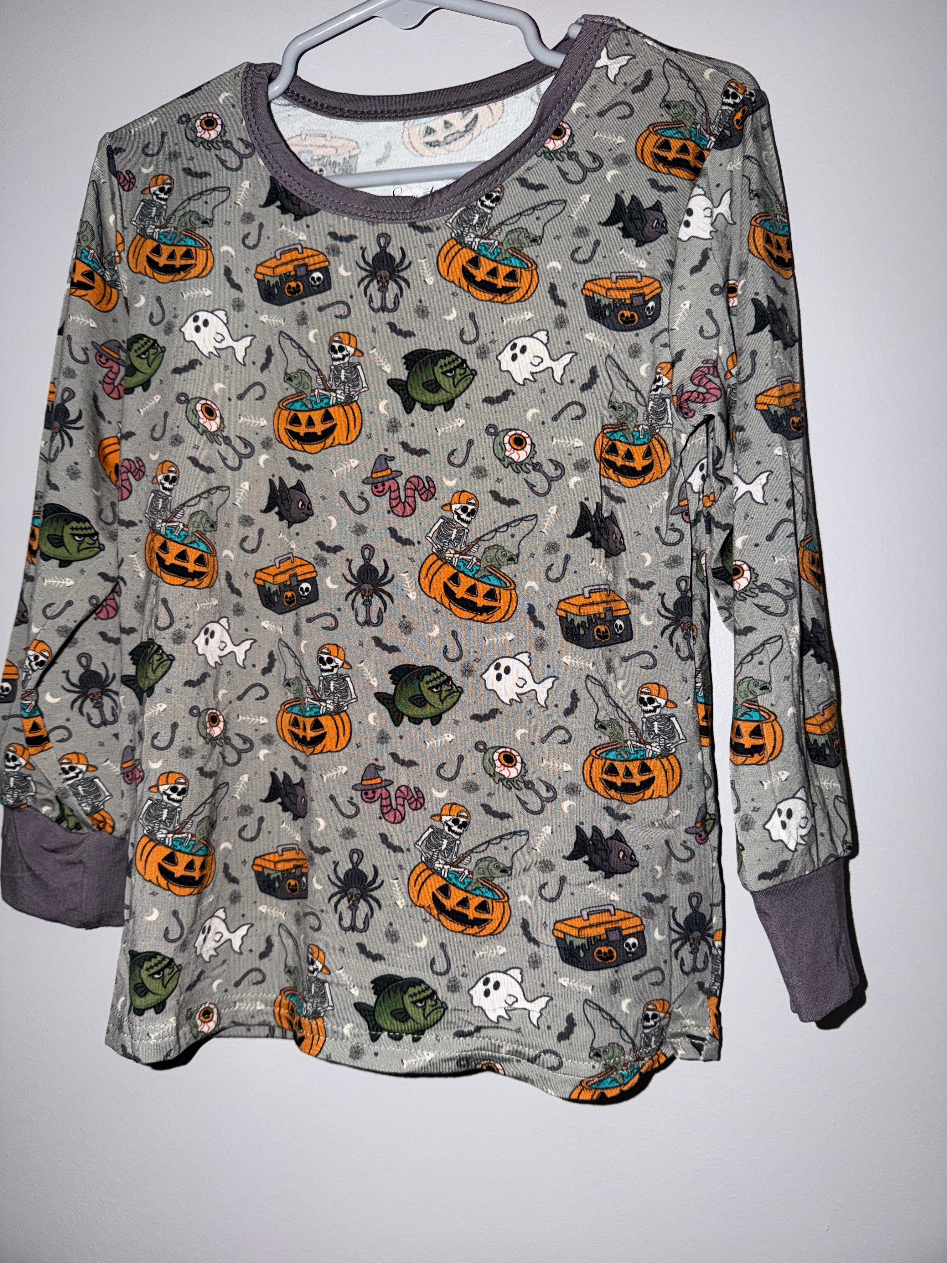 Halloween Fishing Bamboo PJ Set