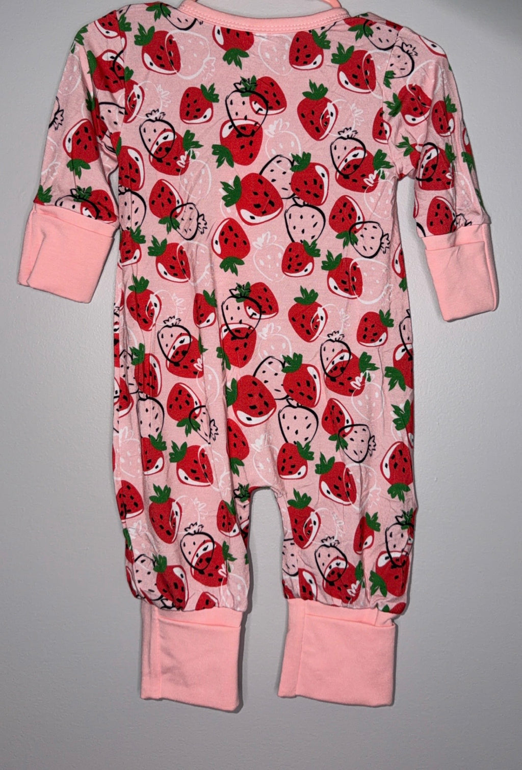 Strawberries Bamboo Zippy