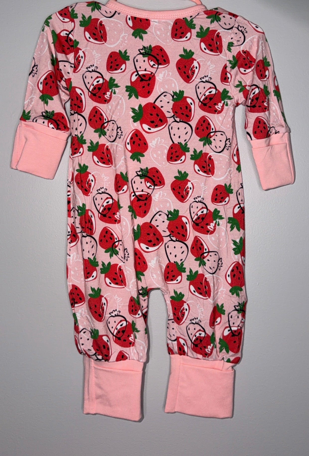 Strawberries Bamboo Zippy