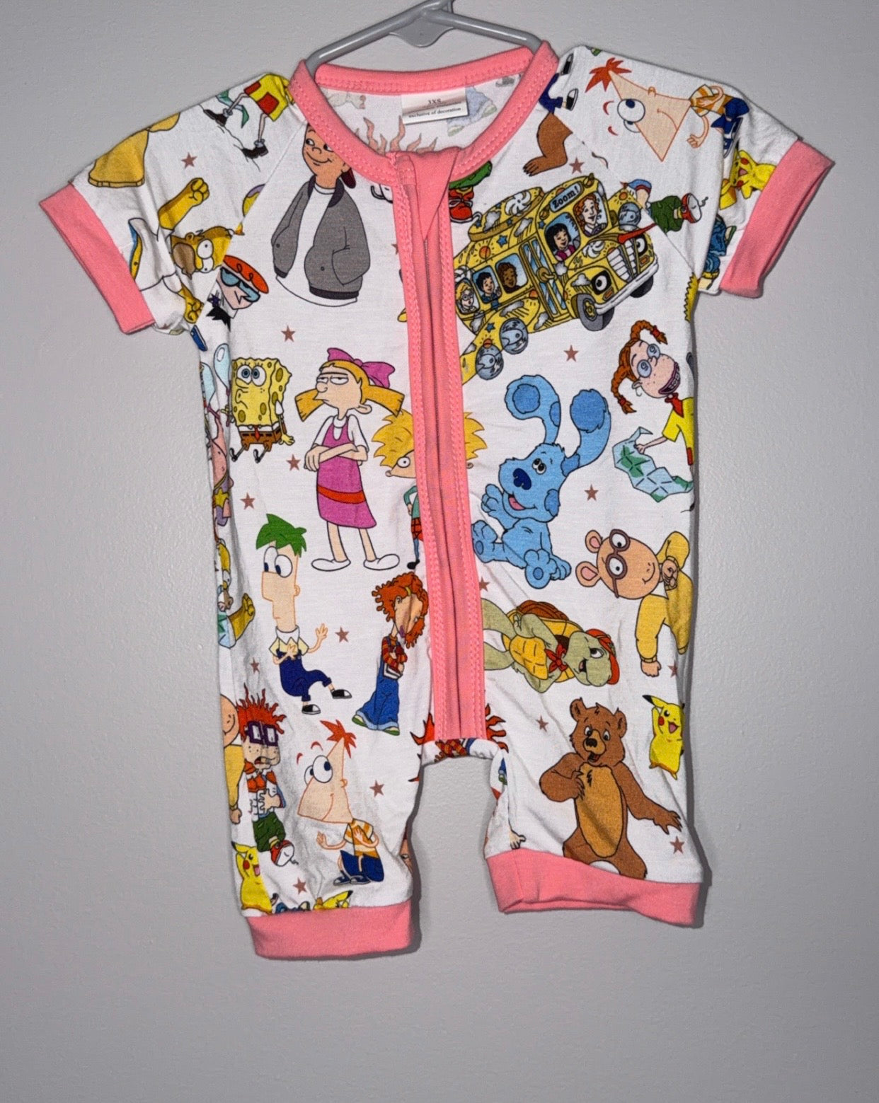 Retro Characters Bamboo Shortie
