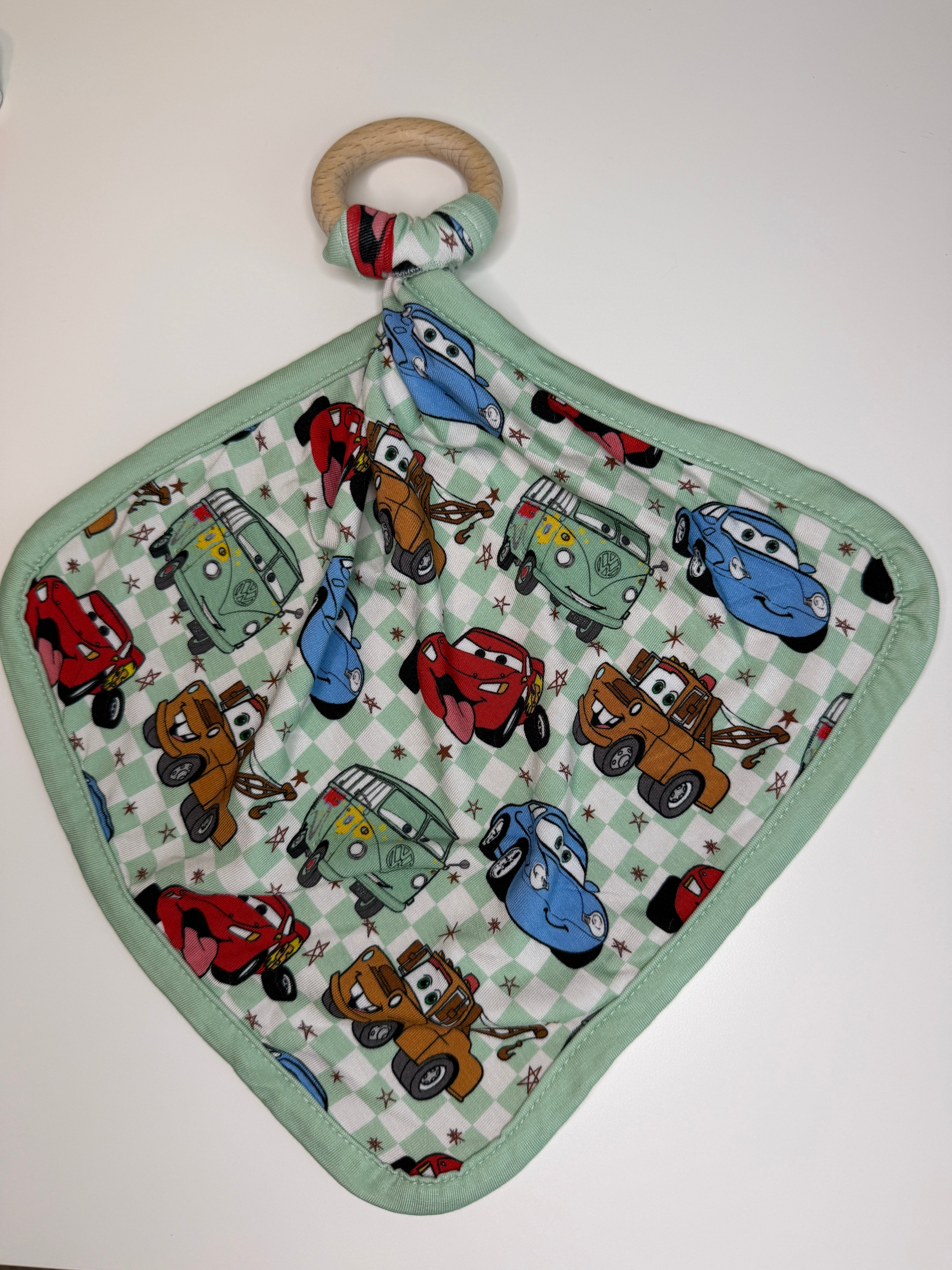 Cars Check Bamboo Lovey