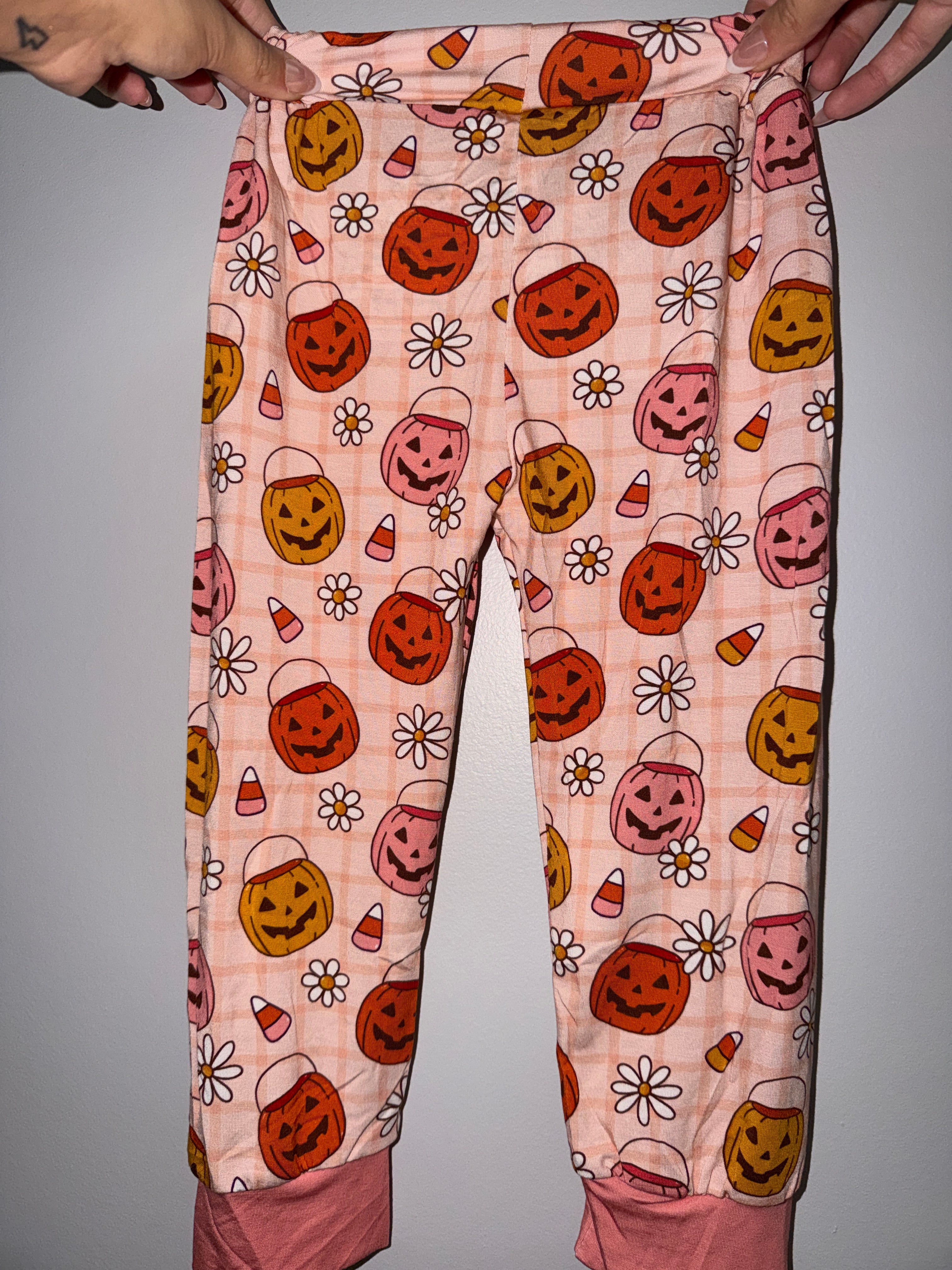Pink Pumpkins Bamboo PJ Set