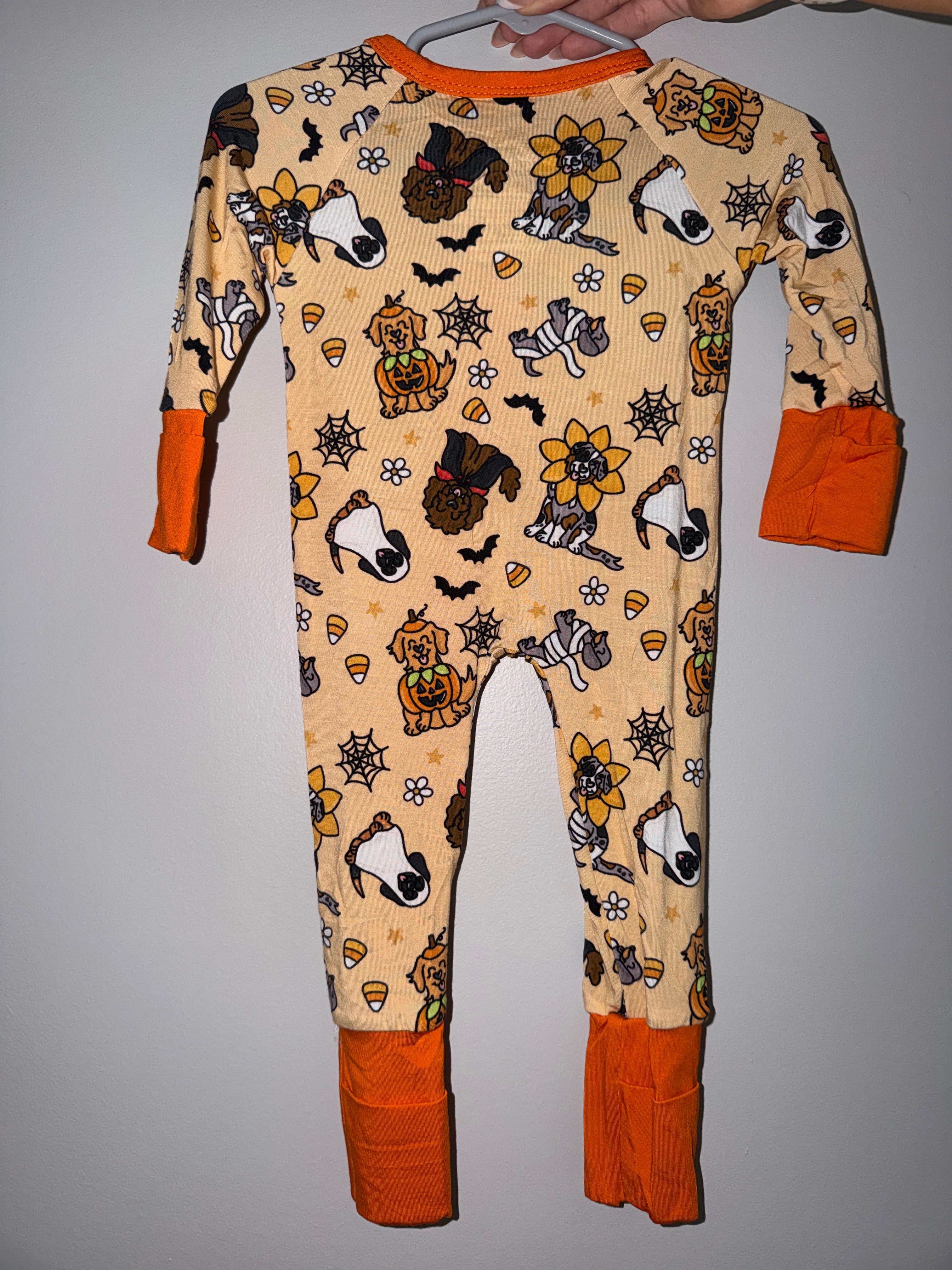 Halloween Dogs Bamboo Zippy