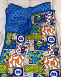 Monsters Bamboo x Minky Blanket